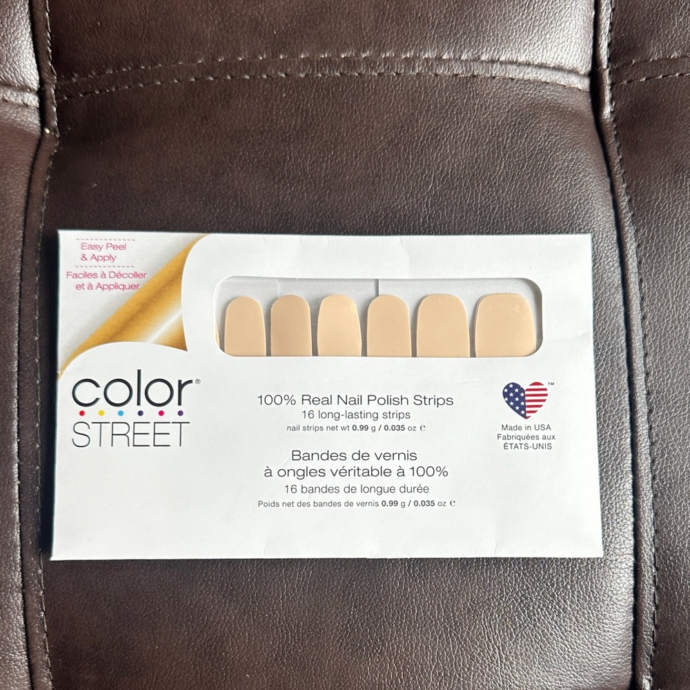 Color Street 100% Real Nail Polish Strips - Toffee Nut